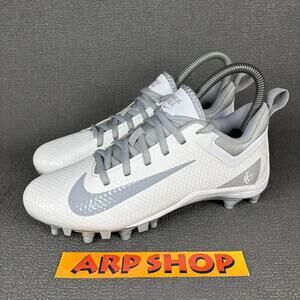Nike Alpha Huarache 7 GS LAX BQ4181-109 Size Girls 4.5Y White Lacrosse Cleats